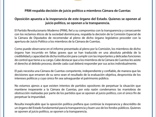 PRM-Respalda-juicio-politico